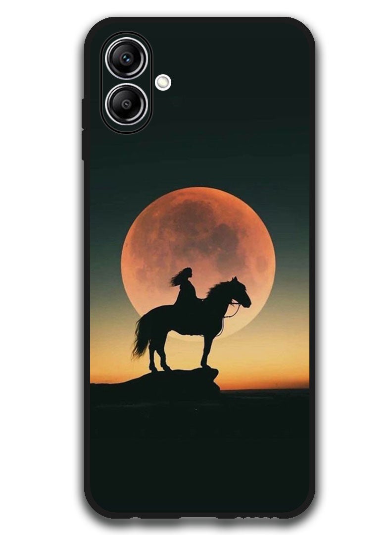Theodor Case Compatible with Samsung Galaxy A07 6.7 Inch Protection Shockproof Bumper Cover Majestic Horse Sunset - Image 1